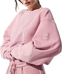 (CN) Свитшот унисекс Alo Yoga Make Waves Crew Neck Pullover, Розовый (S MEN/M WOMEN)