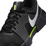 Кроссовки мужские Nike Zoom GP Challenge 1.5 Clay, Чёрные/Серые, для грунтовых кортов, с технологией Air Zoom (р. 26)