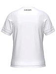 Футболка для девочек Head Tie-Break II T-Shirt G, Белая (рост 164 см, 13–14 лет)