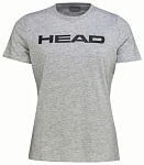 (EU) Футболка женская Head Club Lucy, Серая (M)