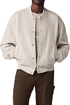 (CN) Бомбер Alo Yoga Renown Varsity Jacket, Бежевый (S)