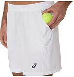 (EU) Шорты мужские Asics Court 7 дюймов, Белые (2XL)