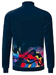 Куртка мужская Bidi Badu Wild Arts Printed, Тёмно-синяя/Красная/Разноцветная (XXL)