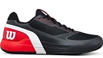 (EU) Кроссовки мужские Wilson Rush Pro 5 Clay Black/Red Wrs339950, Чёрные (р. 40 2/3)