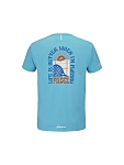 (EU) Футболка мужская Babolat Performance Cotton, Бирюзовая (XL)