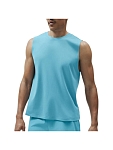 (CN) Майка женская Alo Yoga Conquer Muscle Tank, Голубая (S)