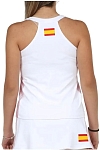 (EU) Майка женская Bullpadel Exima, Белая (S)