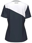 (EU) Футболка женская Head Tie-Break, Синяя (XS)