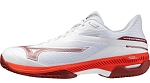 (EU) Кроссовки мужские Mizuno Wave Exceed Court Clay White/Red 61Gc2520, Красные (р. 45)