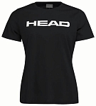 (EU) Футболка женская Head Club Lucy, Чёрная (L)
