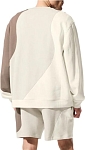 (CN) Свитшот унисекс Alo Yoga Make Waves Crew Neck Pullover, Бежевый (S MEN/M WOMEN)