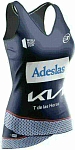 (EU) Топ-майка женская Bullpadel Erdine AS, Чёрная (XL)