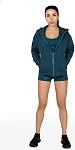 Толстовка женская Elewin Ember Dark Blue, Темно-синяя (L)