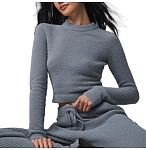 (CN) Свитер женский Alo Yoga 191677471689, Серый (XS)