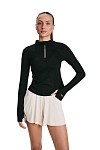 Лонгслив женский SURE 1/2 zip с охлаждающим эффектом, Черный (L)