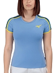 Футболка женская Mizuno Frontier Tee W, Голубая (XS)