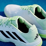 Кроссовки мужские Adidas Barricade 13, Белый/Зеленый/Черный, с системой Torsion (р. 43)