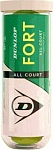 (EU) Мячи для падел тенниса Dunlop Fort All Court (3 шт)
