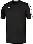 (EU) Футболка унисекс Mizuno Team Nara, Чёрная (S)
