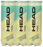 (EU) Мячи для падел тенниса Head Padel One (3 шт)