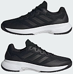 Кроссовки мужские Adidas Gamecourt 2.0, Чёрные (р. 43)