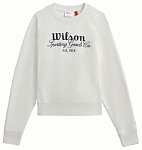 (EU) Свитшот женский Wilson Sideline Crew, Бежевый (S)