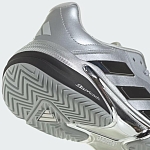Кроссовки мужские Adidas Barricade 13 Silver Edition, Серебристые, с технологией Geofit, Torsion System (р. 40,5)