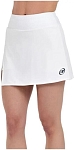(EU) Юбка женская Bullpadel PARELE WOMAN SKIRT с встроенными шортами, Белая (L)