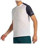 (EU) Футболка мужская Bullpadel Llico с коротким рукавом, Белая (L)
