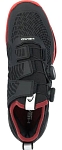 (EU) Кроссовки мужские Head Endure Pro Boa Clay Black/Red 273016, Чёрные (р. 42)