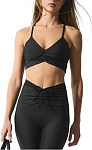 (CN) Топ женский Alo Yoga Women's Bras, Чёрный (M)