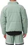 (CN) Куртка мужская Alo Yoga Puffer Jackets Stand Collar Moderate Other, Зеленая (L)