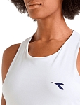 Платье женское Diadora L. Dress Icon W, Абсолютно белое (L)