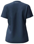 (EU) Футболка женская Head Club Original, Синяя (XS)