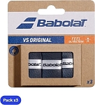 (EU) Овергрип для ракетки Babolat Vs Original, Черный/Синий (3 шт)