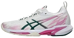 Кроссовки для падела женские Asics SONICSMASH FF (W), Белый/Розовый/Зеленый (р.39)