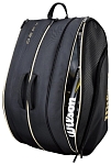 Сумка Wilson для падела Defy V1 Padel Bag, Черная/Золотая