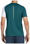 (EU) Футболка мужская Bullpadel Llico с коротким рукавом, Изумрудная (L)
