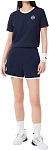 (EU) Футболка женская Lacoste Heritage, Синяя (р. 38)