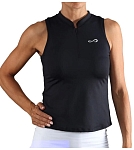 (EU) Поло женское Endless Glam, Чёрное (M)