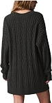 (CN) Кардиган женский Alo Yoga V-neck Thickened Knitted, Серый (XS)