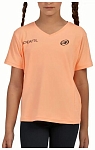 (EU) Футболка для девочек S/Sleeve Bullpadel Bea G 25I Junior, Оранжевая (XXL)