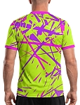 Футболка мужская TEAMRUSH M, Салатовая/розовая (L)