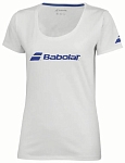 (EU) Футболка для девочек Babolat TeeДля Девочек Babolat Exercise, Белая (XL/XXL)
