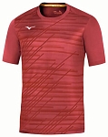 (EU) Футболка мужская Mizuno Chiba, Красная (L)