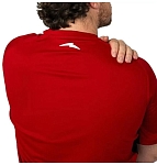 (EU) Футболка мужская Lok A1 с капюшоном, Красная (M)