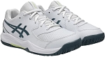 Кроссовки для мальчиков Asics GEL-DEDICATE 8 GS, Белые/Темно-зеленые, с технологией GEL (р. 35)