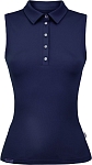 Поло без рукавов Valency Sport Lady Valency, Тёмно-синее (S)
