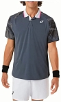 (EU) Поло мужское Asics Court Graphic 2041A252, Серое (S)