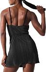 (CN) Платье Alo Yoga Micro Plisse Game On Tennis Dress, Чёрное (XS)